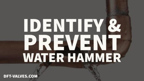 fixing water hammer