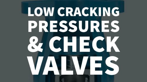 condensate line check valve