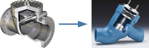 Swing to Silent Check Valve side-by-side comparison