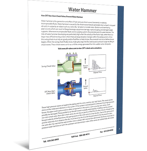 Water Hammer Summary