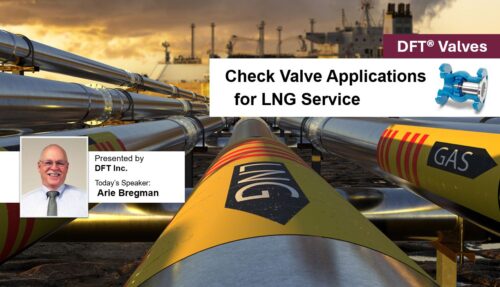 Join Us for an Exclusive Webinar on Check Valve Applications for LNG Service