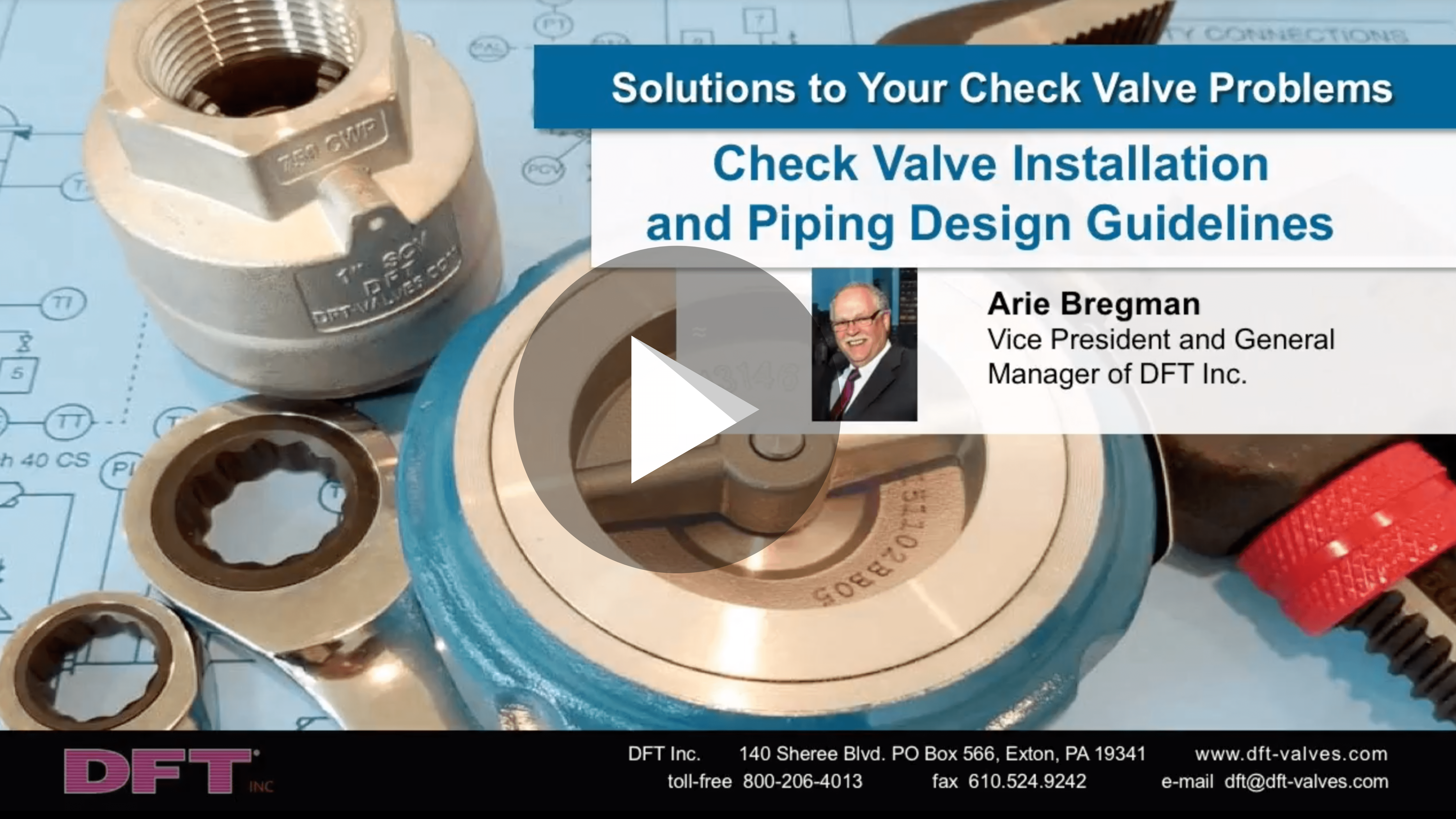 Check Valve Installation and Piping Design Guidelines Webinar