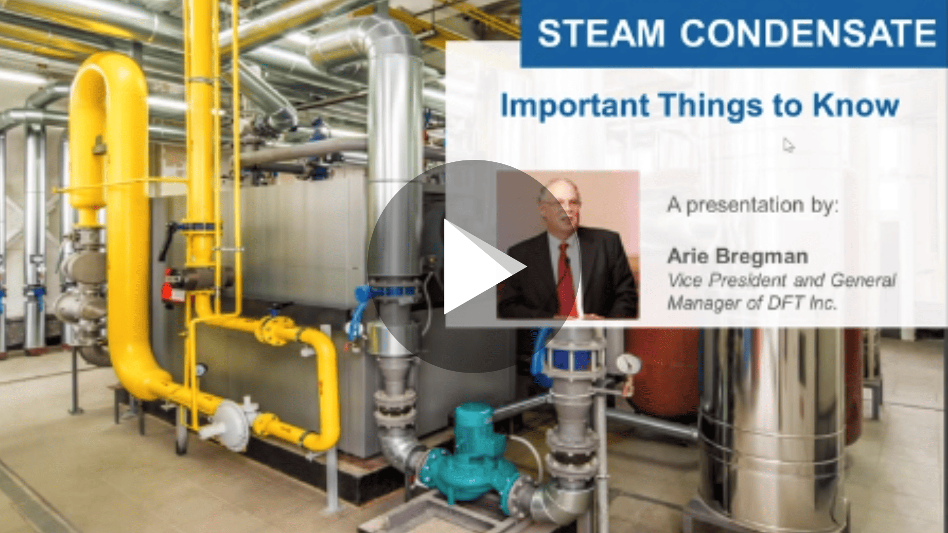 Steam Condensate: Important Things to Know Webinar