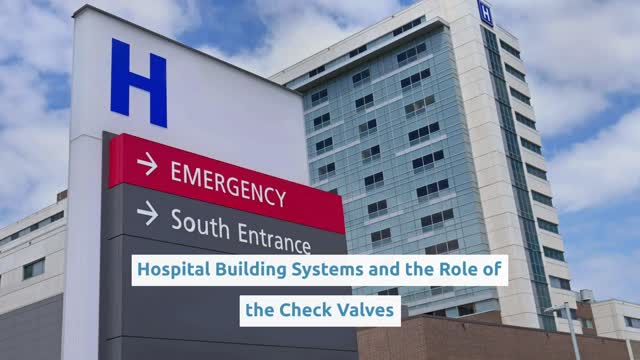 Hospital Building Systems and the Role of the Check Valves