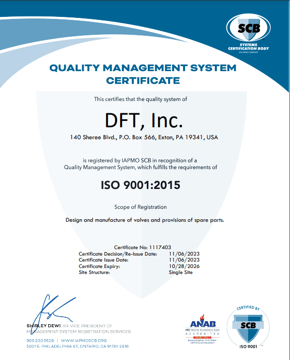 ISO 9001:2015 Certificate - English